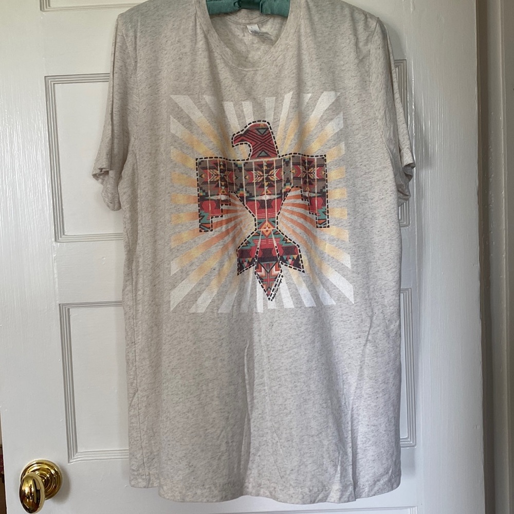 Bella Canvas Soft Tee Large Aztec Print